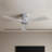 AuraVista 52 in. Flush Mount Ceiling Fan with Reversible DC Motor and Remote Control