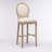 Ahmire Upholstered Counter Stool with Solid Wood Frame-749587299