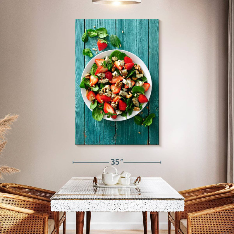 Yarlin Fresh Strawberry Salad, 51" H x 34" W