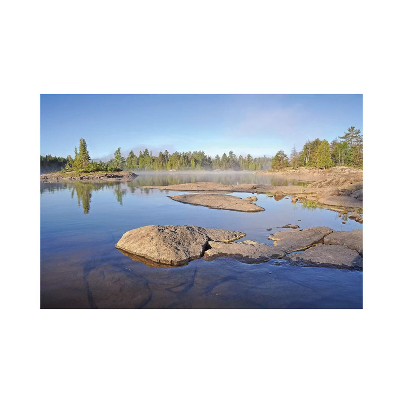Lifting Fog 1 Piece Wrapped Canvas Wall Art, 20.32cm H x 30.48cm W x 1.91cm D