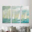 «Ocean Breeze», ensemble de 3 peintures sur toiles-608668020