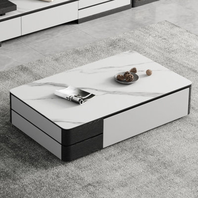 Rock plate end table