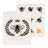 Set Of 2 Bee In Crest Dishcloth