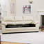 Robidoux 3 Seater Faux Leather Sofa Bed-25211370