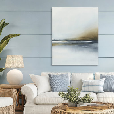 Foggy Seaside Serenity Canvas, design by 1x