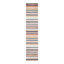 Tapis rayé bleu / orange / gris Prentice-42734234