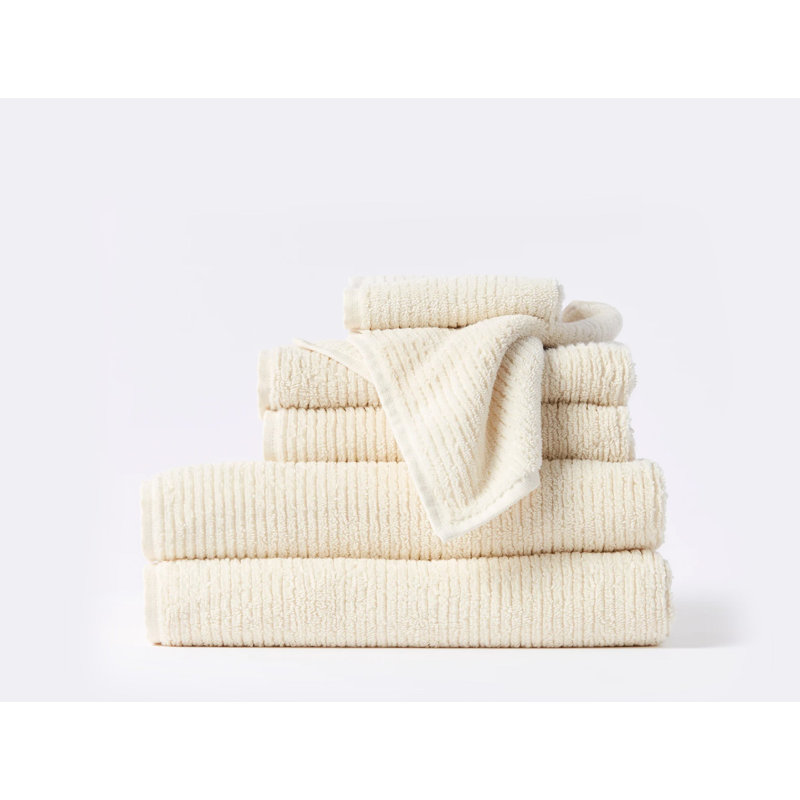 Ensemble de serviettes 6 pièces Temescal, Non teint,  Towel Set