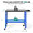 35'' H X 36'' W X 18'' D Welding Table, Adjustable Height Workbench with Shelf