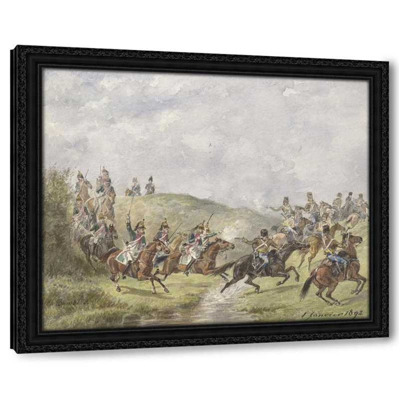 Franse dragonders en Oostenrijkse huzaren (1892)