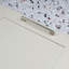 160mm Brushed Nickel Slim Square D-Bar Handle