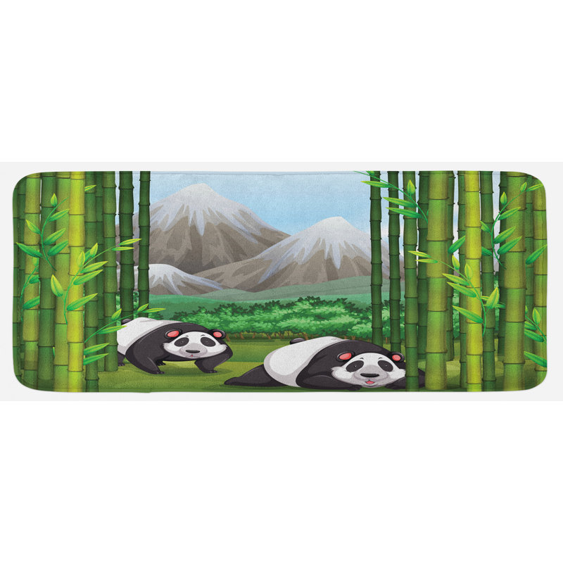 Eclectic Synthetic Kitchen Mat