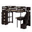 Lit mezzanine avec tiroirs de rangement-1715236791