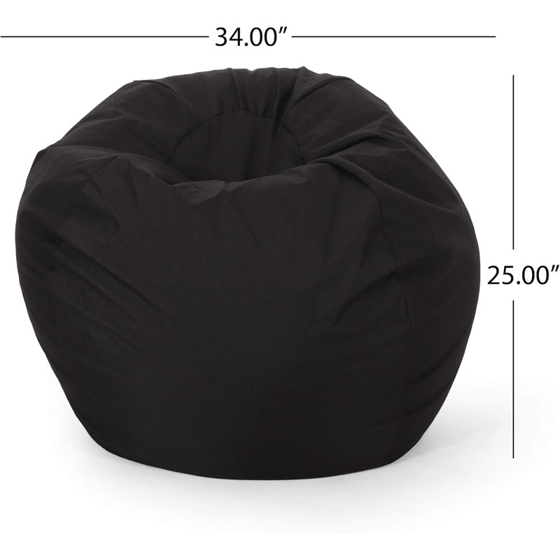 Bean Bag Chair For Lounge, Light Gray