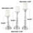 14'' H Metal Tabletop Candlestick