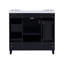 Meuble-lavabo 36 po avec lavabo, portes à fermeture douce et 3 tiroirs pour un rangement moderne et efficace-116332529