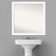 Miroir mural non biseauté blanc-1293271122