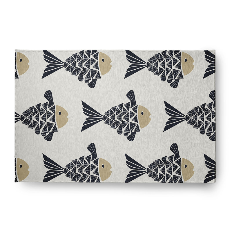 Manistee Chenille Animal Print Rug, Rectangle 4' x 6'