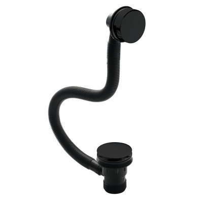 Inset Bath Push Button Waste - Chrome