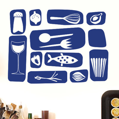 Kitchen Symbols Wall Sticker