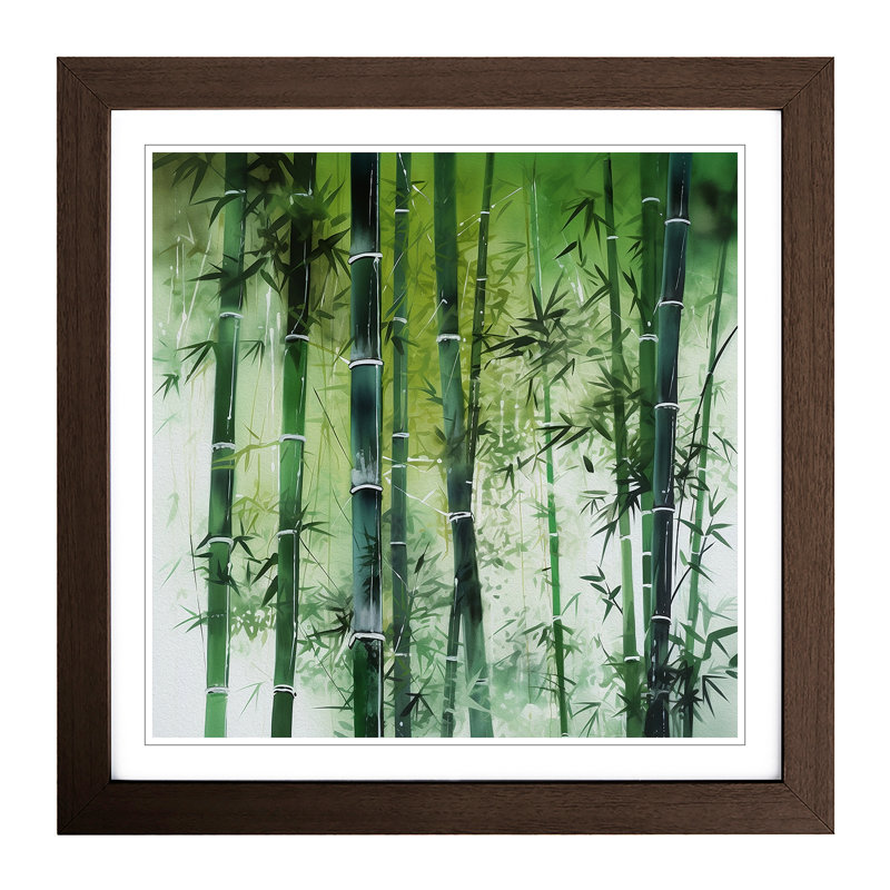Single Picture Frame Print on Wood, Walnut