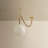 Makena 12" 1-Light Cloud Glass Pendant