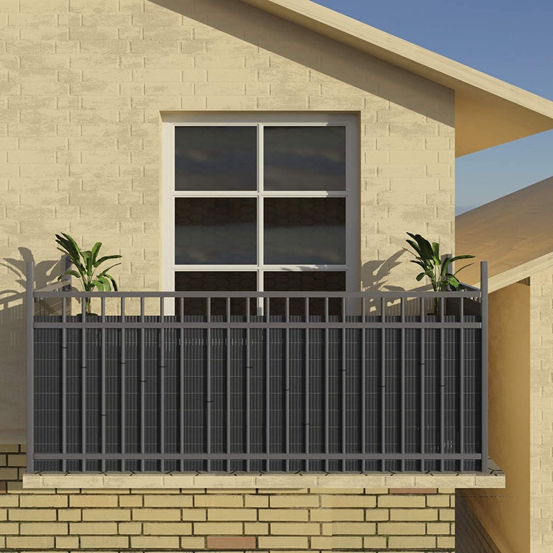 Lila PVC Fence: Easy Install, Sunblock & Child-Safe, 5m x 1.5m