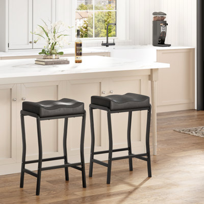 Counter Stool with Metal Frame