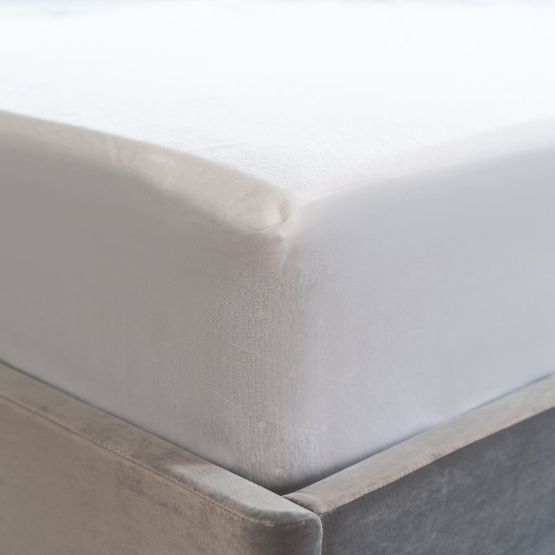 Full Size White Terry Cloth Waterproof Mattress Protector