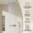 Camino 4-Function Luxury 16 Inch Thermostatic Rain Shower Set with Remote Control 64 Color Lights-88543379