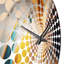 Cispus - Horloge murale abstraite à encre liquide-238997826