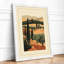 Tuscan Cypress Path Rustic - Framed Print-1079373819-1079373821