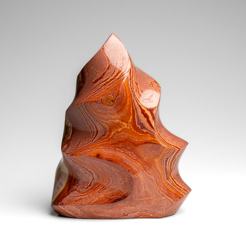 Genuine Polished Polychrome Jasper Flame Freeform (1.4 Lbs)