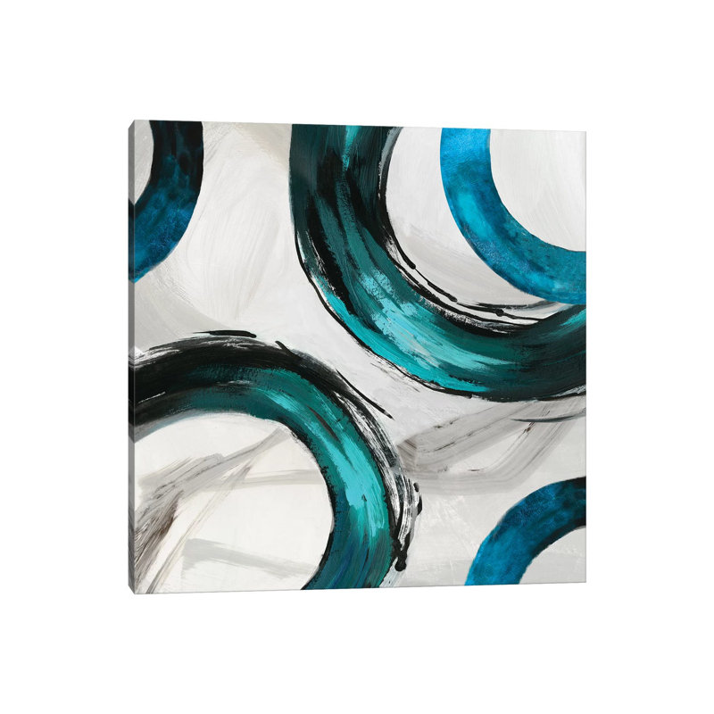 Teal Ring II by Tom Reeves - Wrapped Canvas Print, 30.48 cm H x 30.48 cm W
