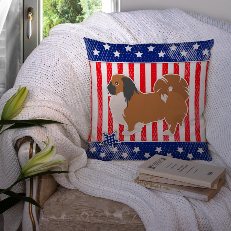Coussin intérieur/extérieur Patriotic, H 14 po x l 14 po x P 3 po