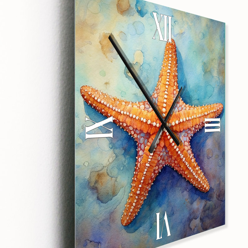 Horloge murale Spinny Starfish II, Petit