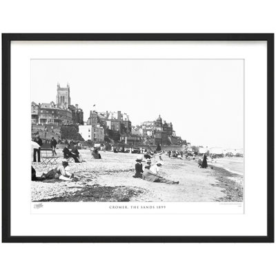 Cromer, The Sands 1899 by Francis Frith - Single Picture Frame Print