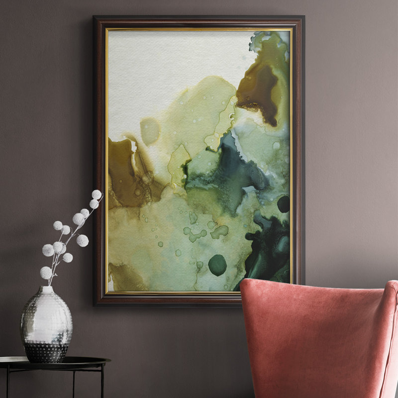 «Water and Earth II», toile encadrée de qualité supérieure - prête à être accrochée, H 36 po x l 24 po x P 2,5 po
