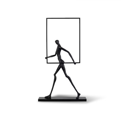 Figurine moderne moderne en fer