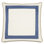Housse et insert de coussin décoratif maritime Filly Mitered