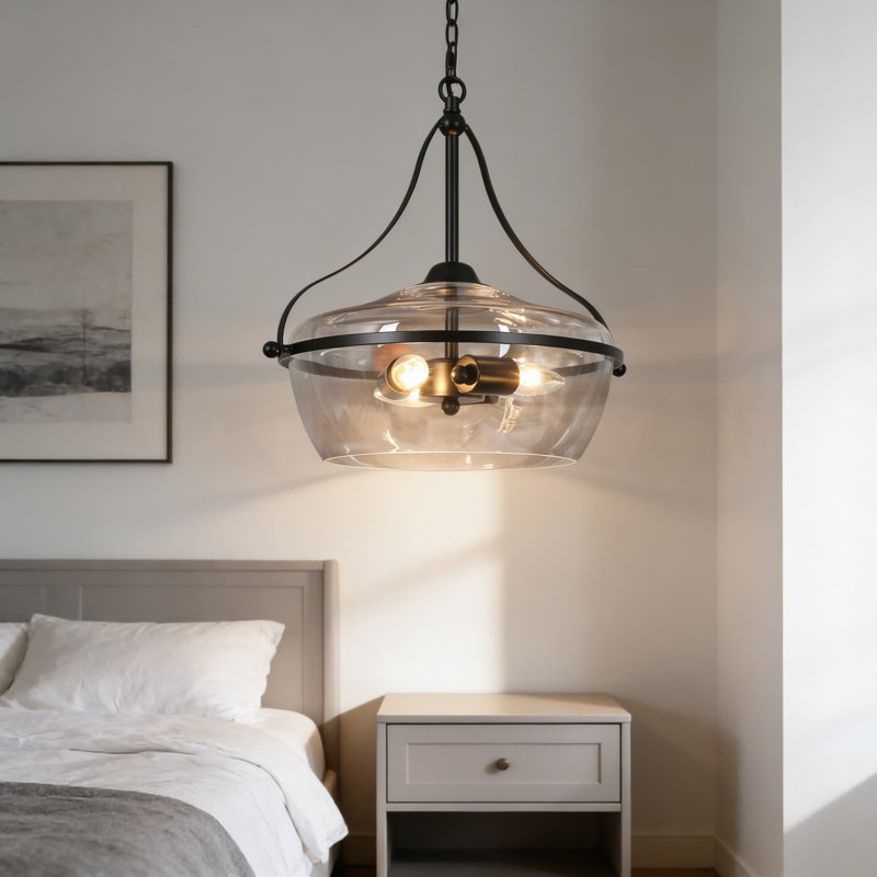 Luminaire suspendu 3 lumières Modern
