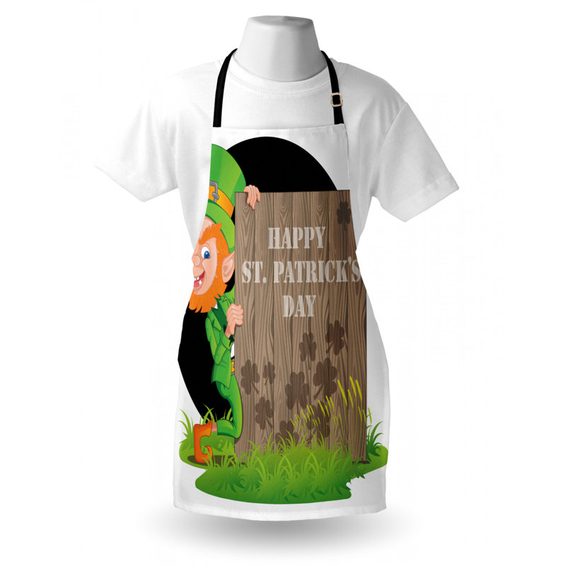 St. Patrick's Day Bib Apron