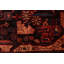 Tapis noir rétro Anadol 5 pi 3 po x 8 pi 9 po