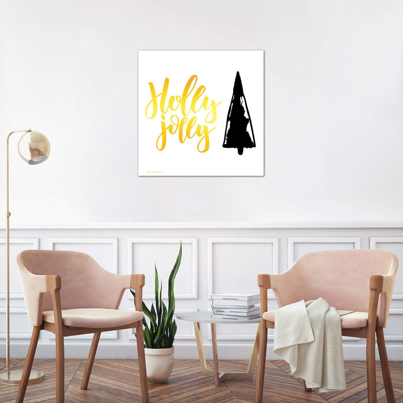 Holly Jolly Christmas Tre by Seven Trees Design - Wrapped Canvas Print, 45.72 cm H x 45.72 cm W x 3.175 cm D