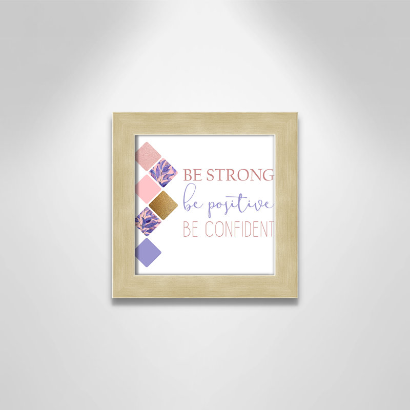 Être solide 1, H 10 po x l 10 po x P 0,63 po, Encadré plat champagne