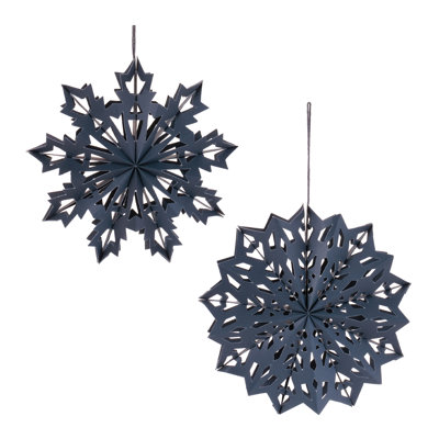 Paper Snowflake Ornament Set of 12