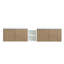 41 Base de meuble-lavabo double mural 82,9 po seulement-101092123