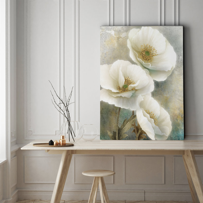 « mou spring i », reproduction de peinture à l’huile sur toile tendue, H 16 po x l 20 po x P 1,5 po