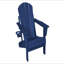 Chaise Adirondack pliante avec table d'appoint, ensemble de chaises Adirondack 3 pièces à texture de bois (comprend 2 chaises et 1 table)-87896082