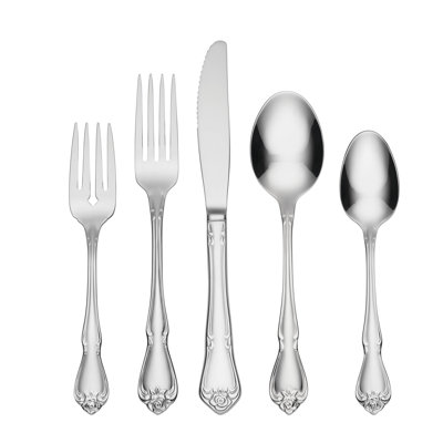 True Rose 20 Piece Everyday Flatware Set