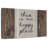 Our Happy Place Typography Wall Sign